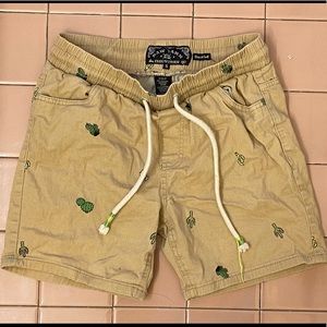 Raw Yarn Industries (S) cactus shorts